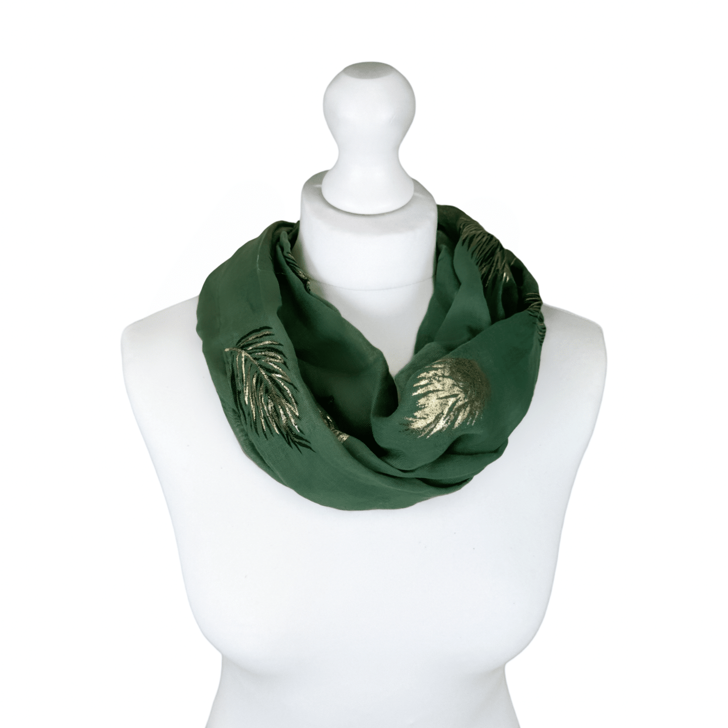 Feather Print Magnetic Scarf - Choice of colours