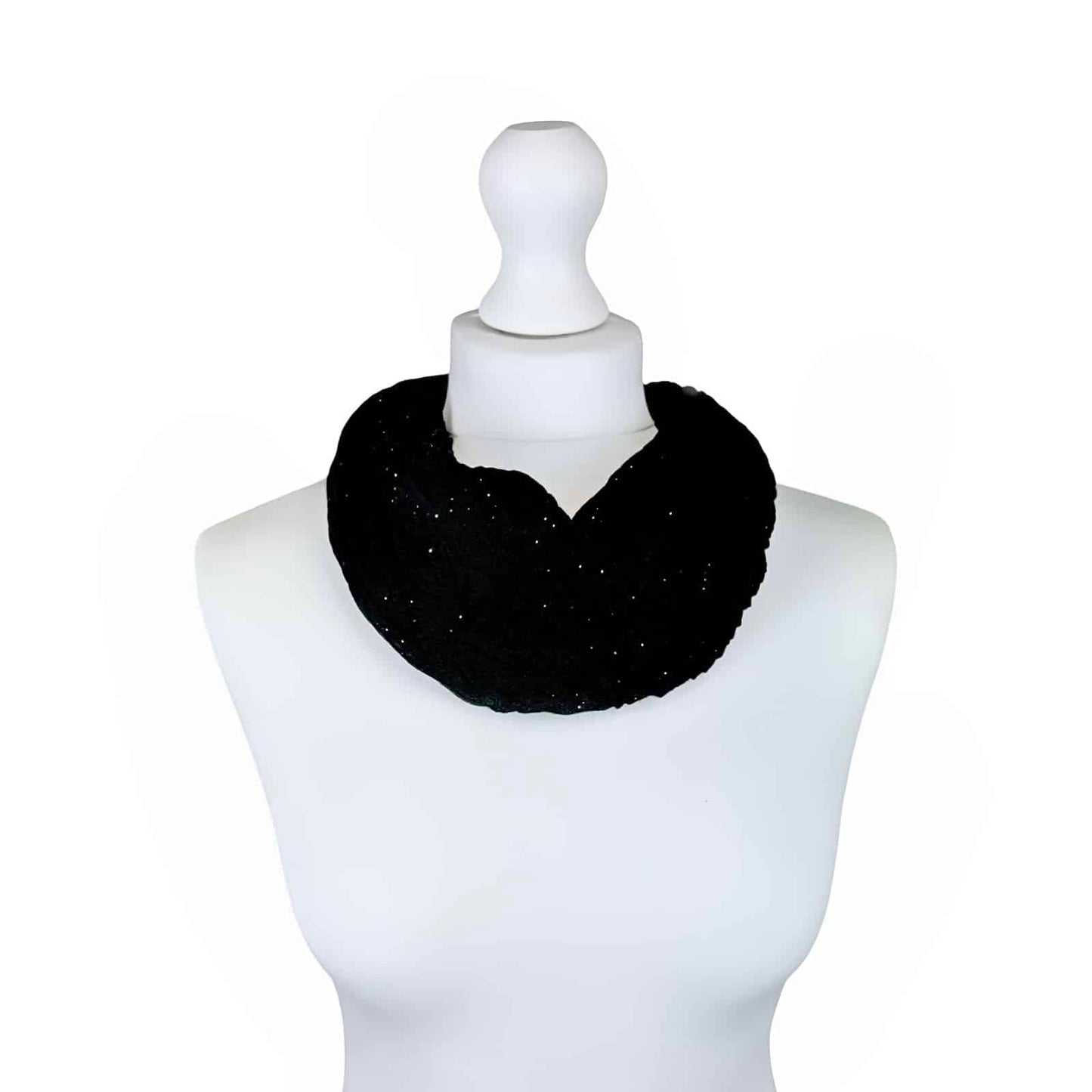 Plain Glitter Magnetic Scarf - Choice of colours