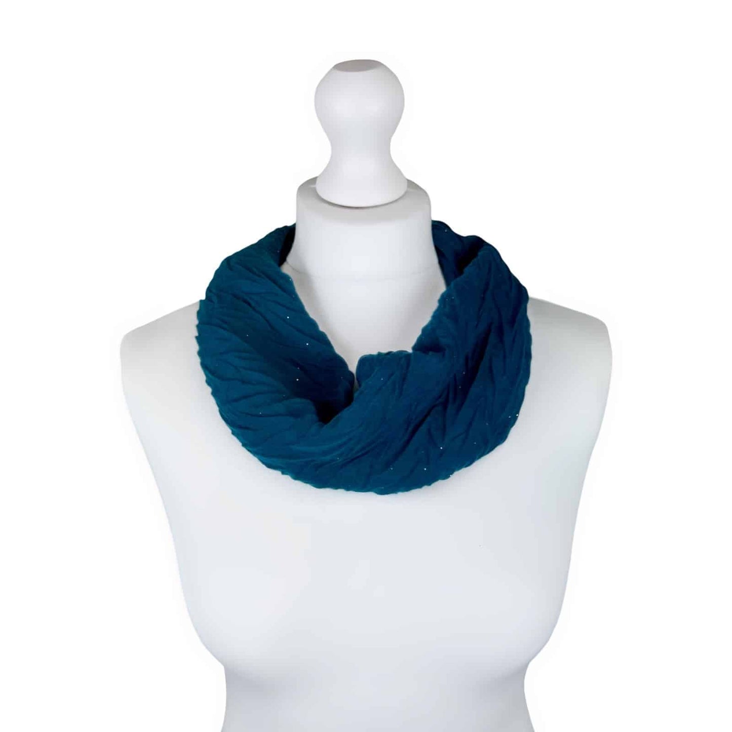 Plain Glitter Magnetic Scarf - Choice of colours