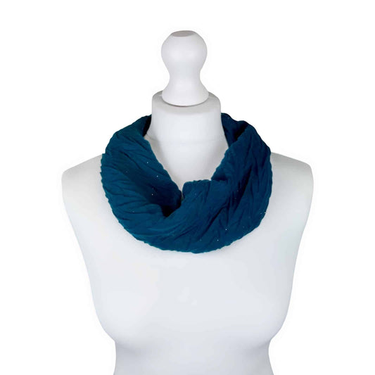 Plain Glitter Magnetic Scarf - Choice of colours