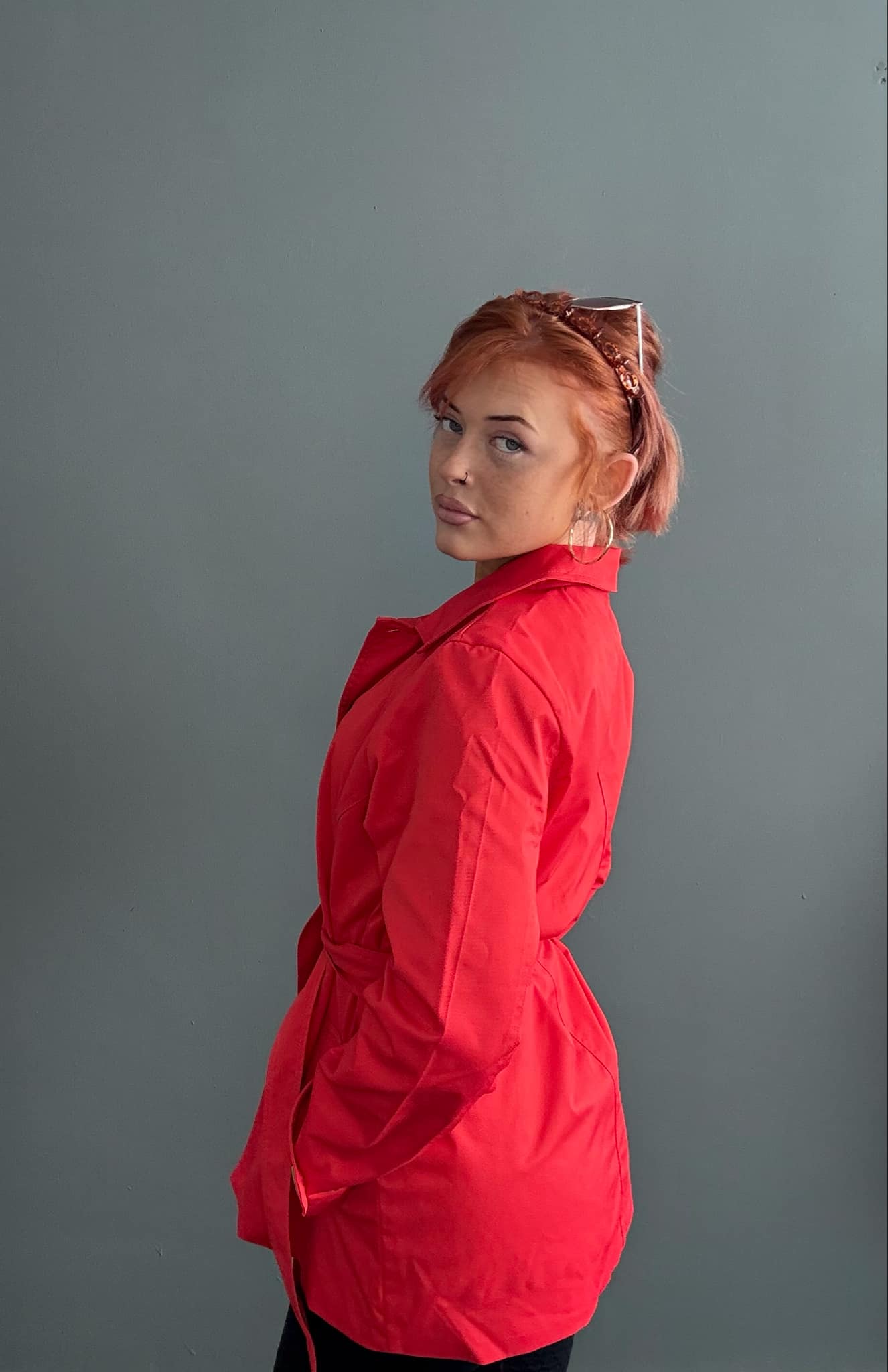Fransa Trina Jacket - Poinsettia Red