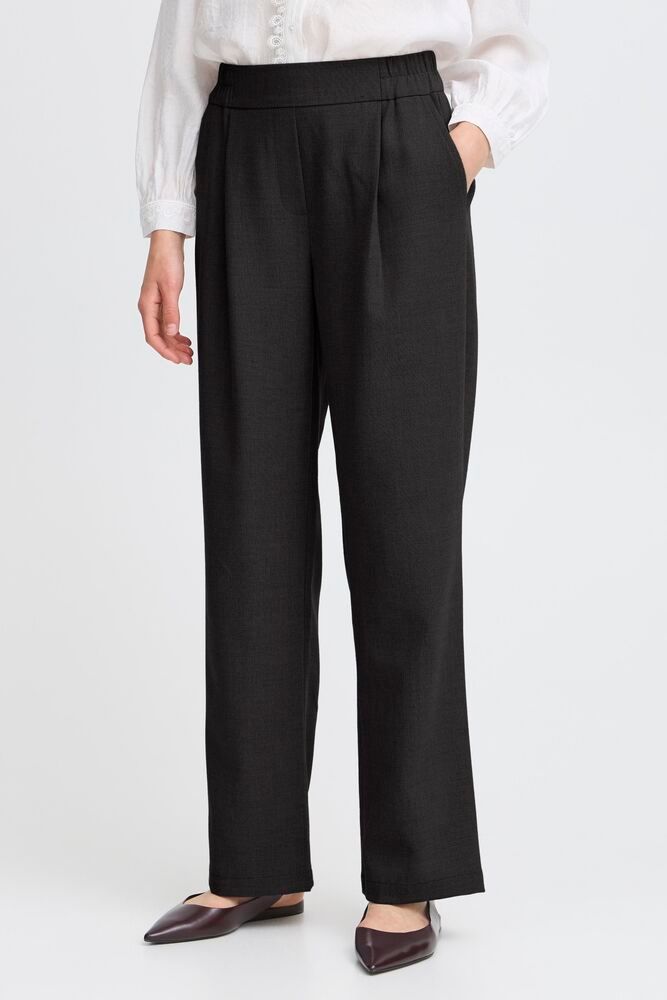 Fransa Abigail Pull On Trousers - Black