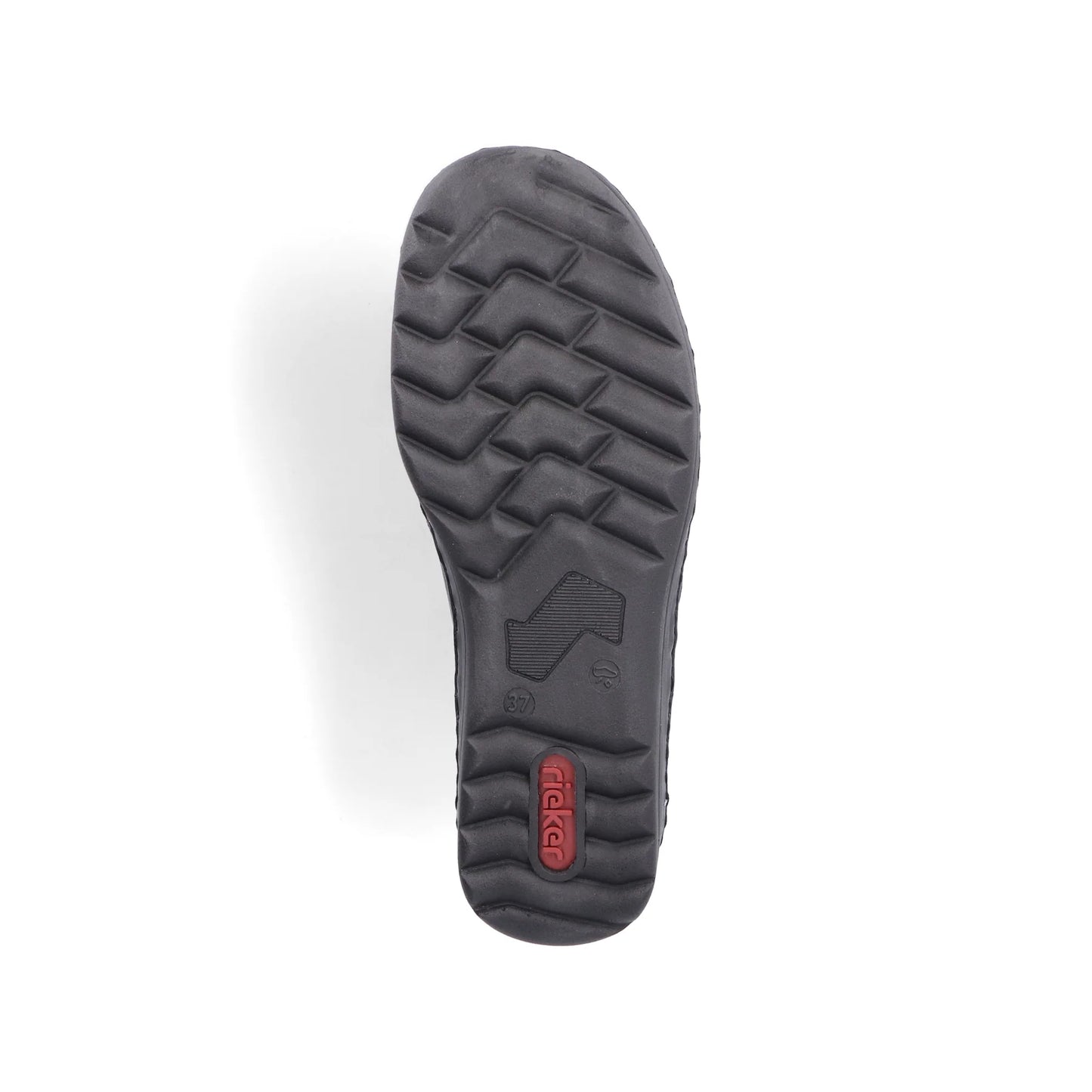 Rieker 48954 Hook and Loop Shoes - Black