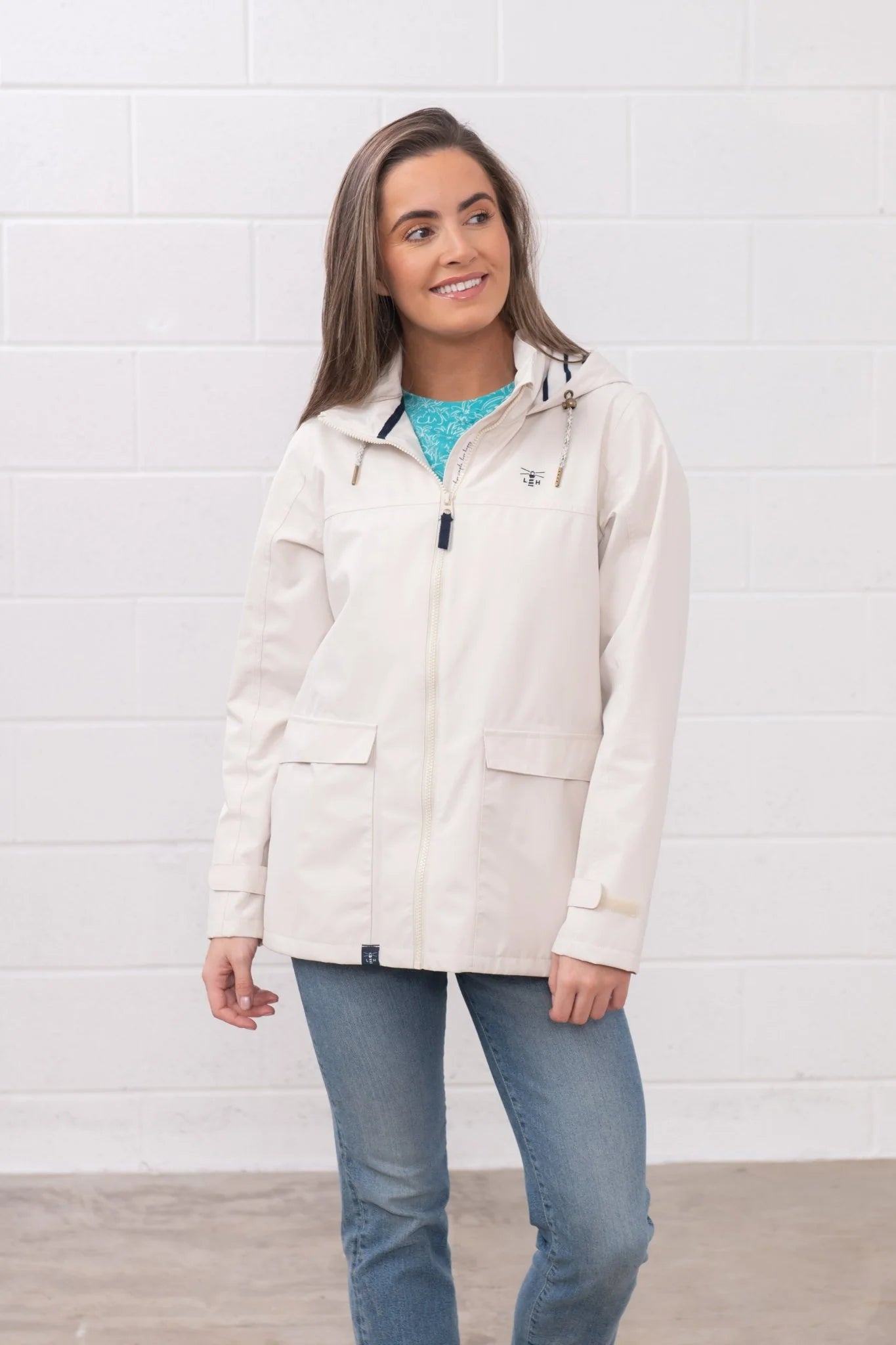 Lighthouse Beachcomber Raincoat - Cream