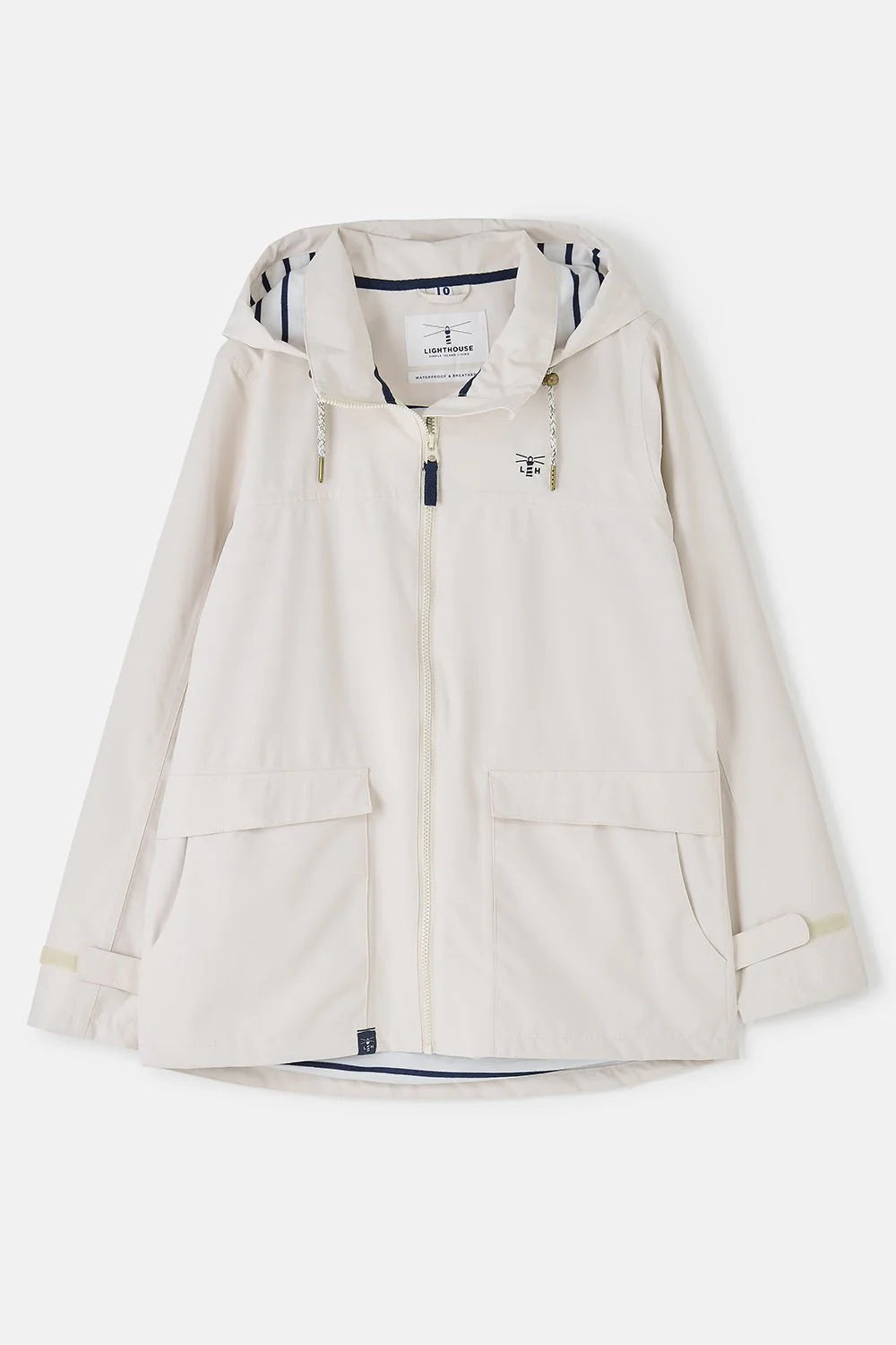 Lighthouse Beachcomber Raincoat - Cream