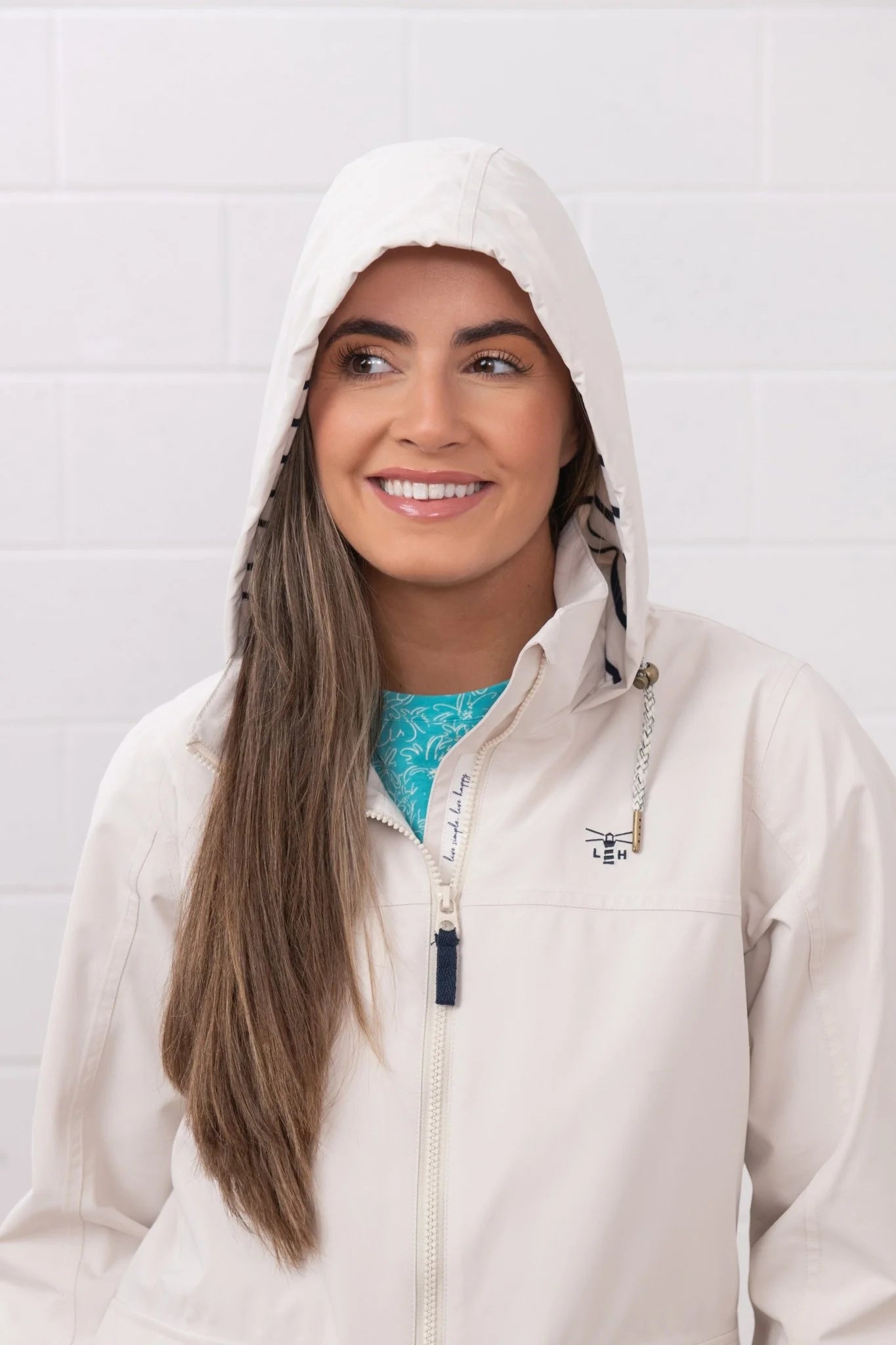 Lighthouse Beachcomber Raincoat - Cream