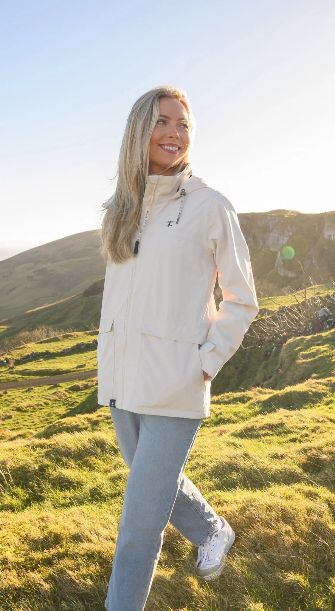 Lighthouse Beachcomber Raincoat - Cream
