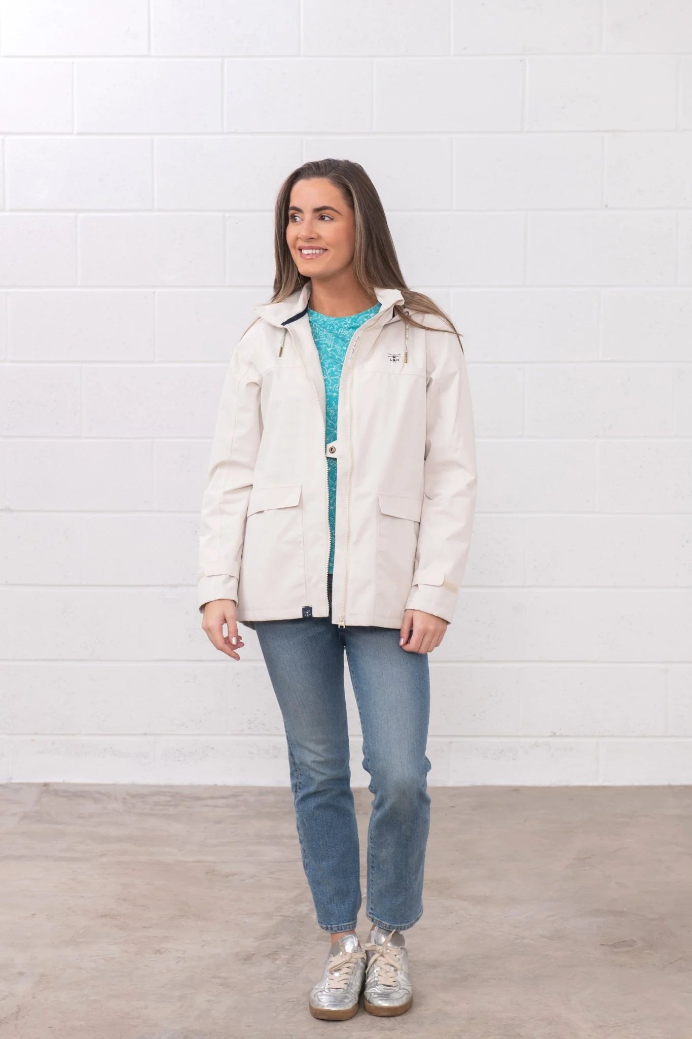 Lighthouse Beachcomber Raincoat - Cream