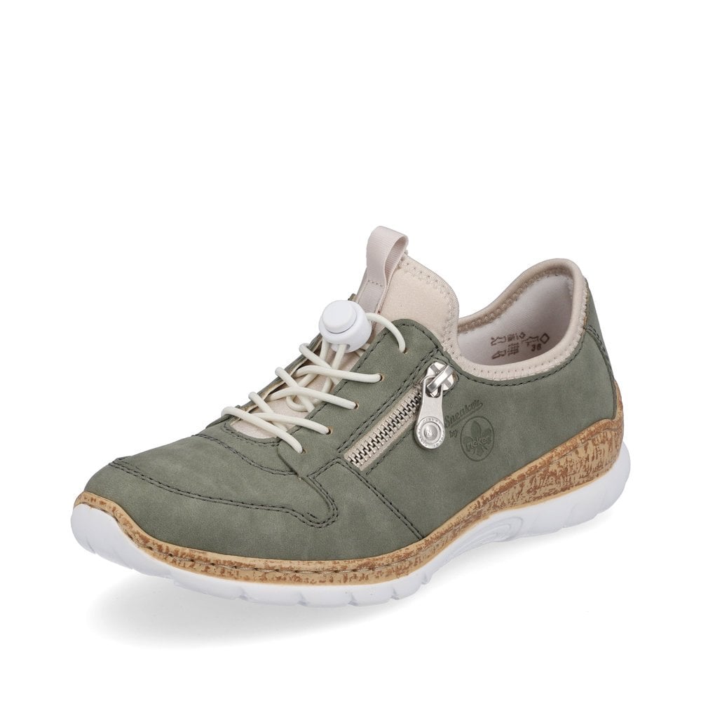 Rieker Slip-On Shoes/ Trainers N42G0 - Khaki Green