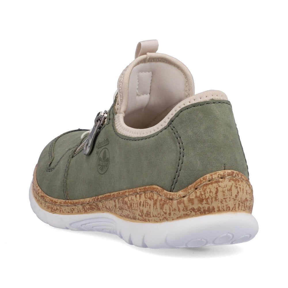 Rieker Slip-On Shoes/ Trainers N42G0 - Khaki Green