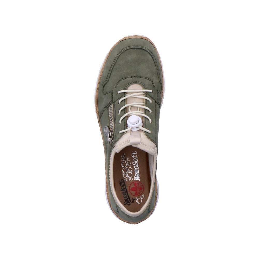 Rieker Slip-On Shoes/ Trainers N42G0 - Khaki Green