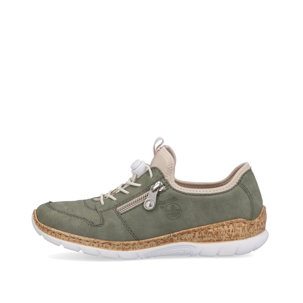 Rieker Slip-On Shoes/ Trainers N42G0 - Khaki Green