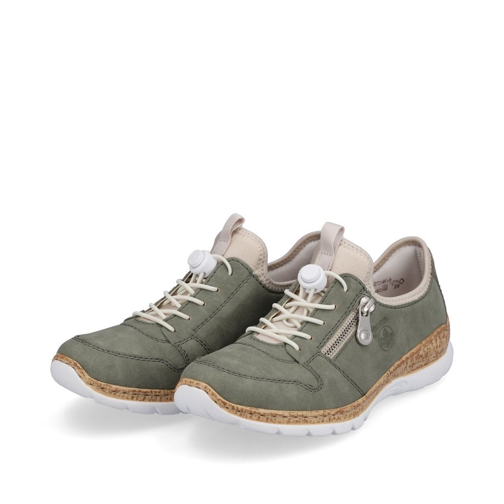 Rieker Slip-On Shoes/ Trainers N42G0 - Khaki Green