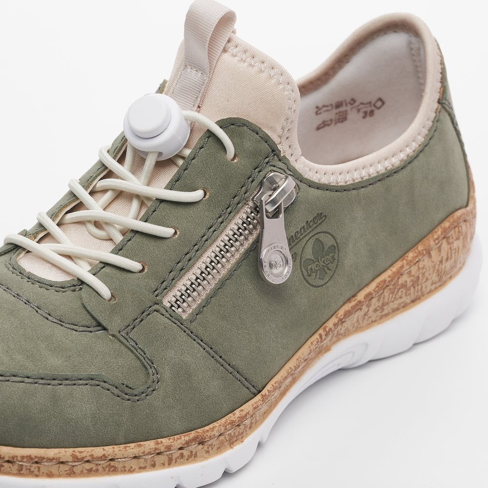 Rieker Slip-On Shoes/ Trainers N42G0 - Khaki Green