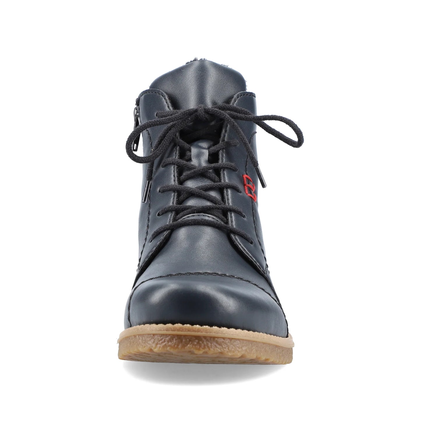 Rieker Zip & Lace Boots 73500 - Navy