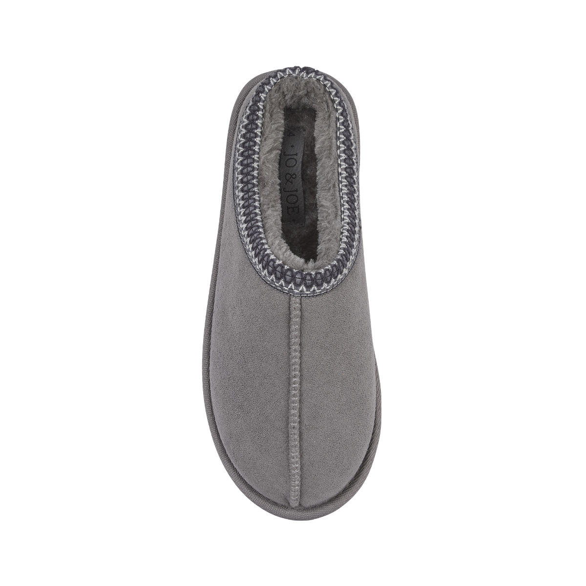 Jo & Joe Koala Mule Slippers - Grey