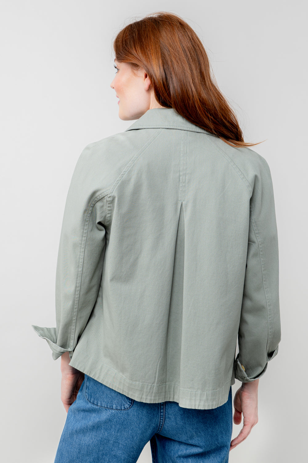 Lily & Me Kynance Jacket Twill - Dusky Sage