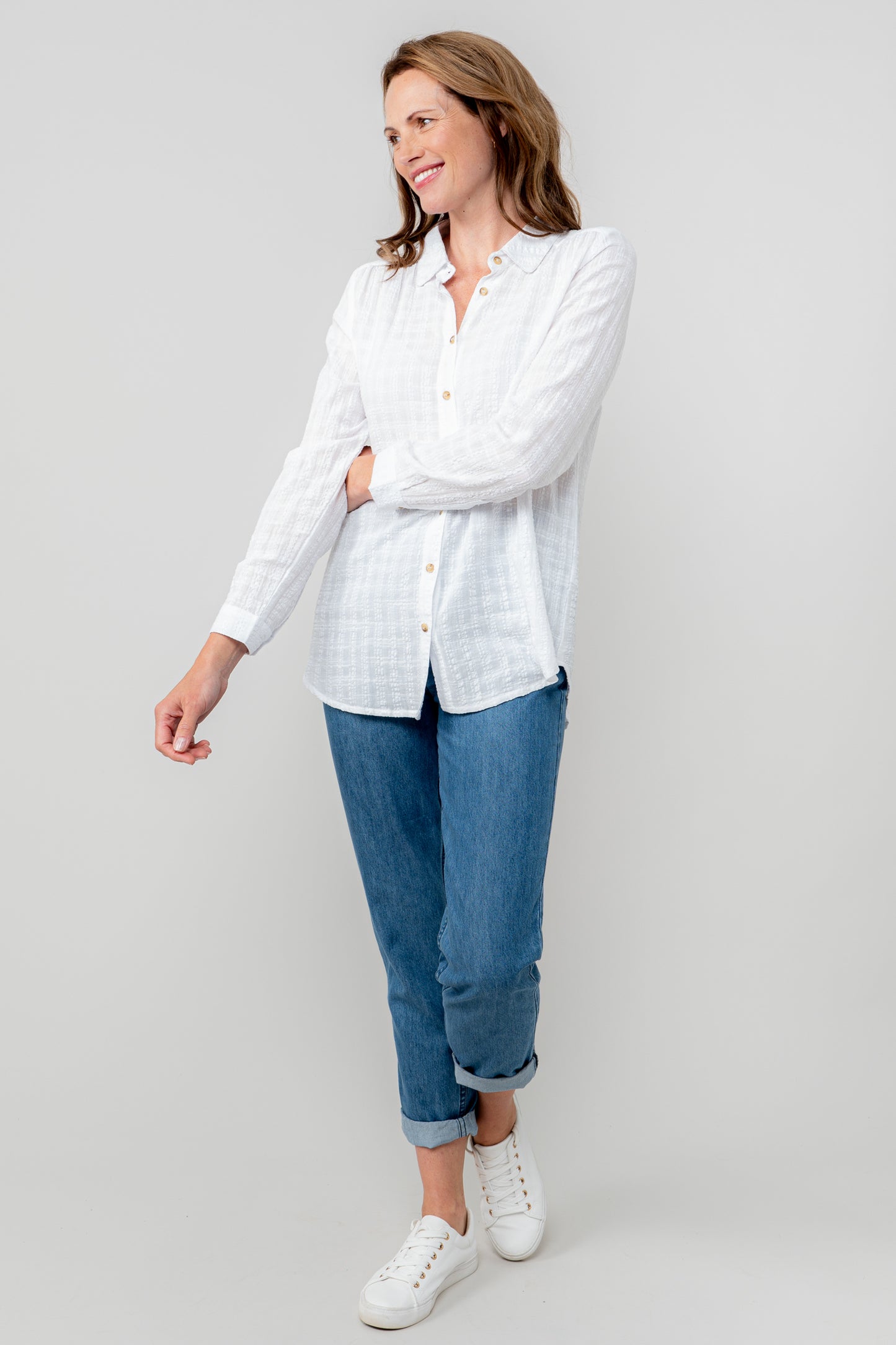 Lily & Me Savannah shirt - White