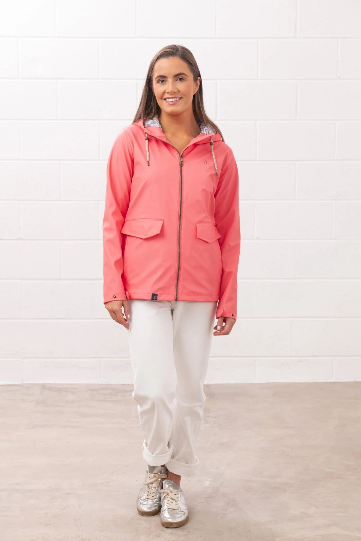 Lighthouse Lucy Waterproof Coat - Sugar Coral