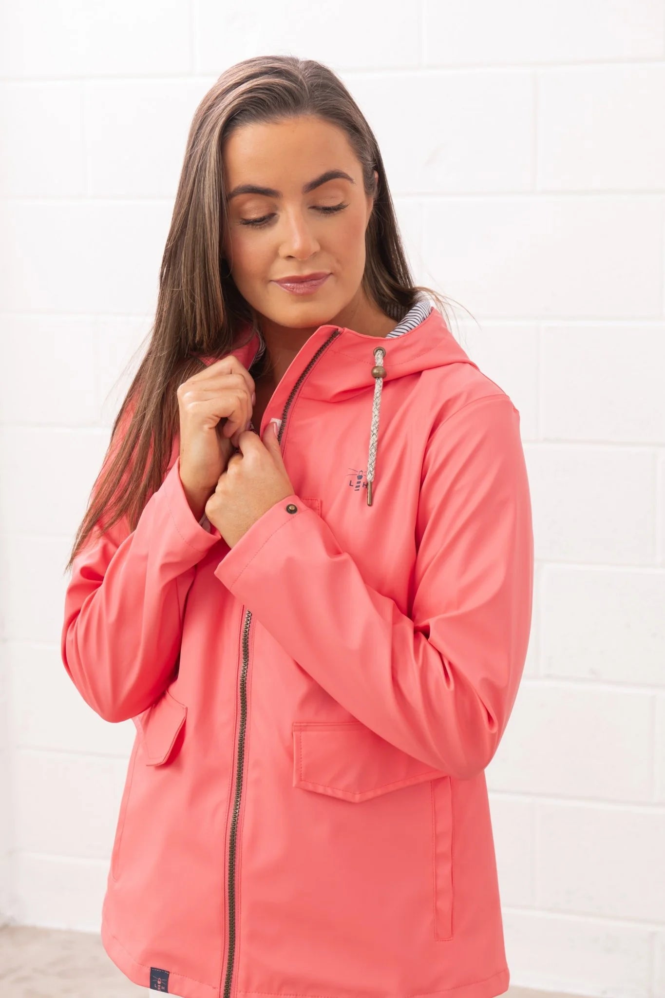 Lighthouse Lucy Waterproof Coat - Sugar Coral