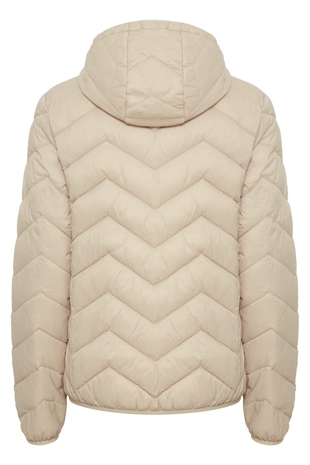 Fransa BaPadding Padded Hooded Jacket - Cream