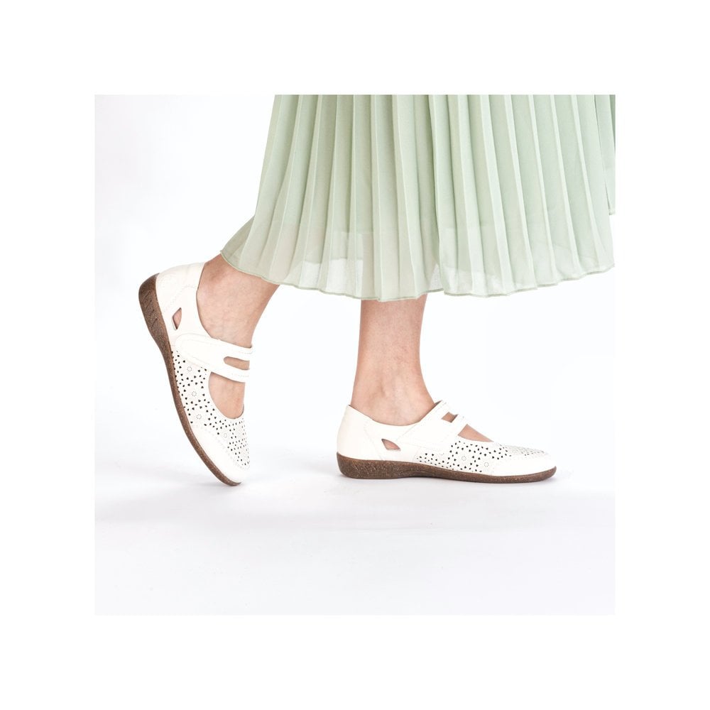 Rieker Ladies Shoe 47675 - White