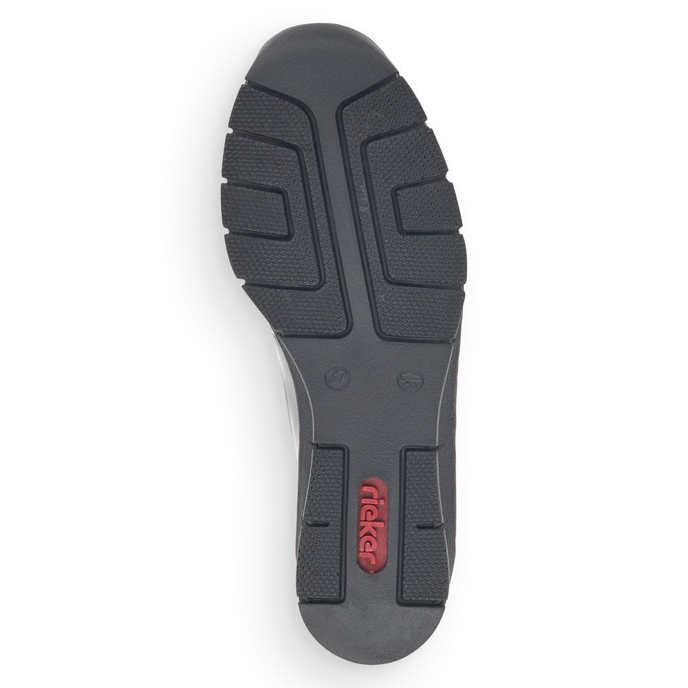 Rieker 53751 Slip On Patent Shoes - Black