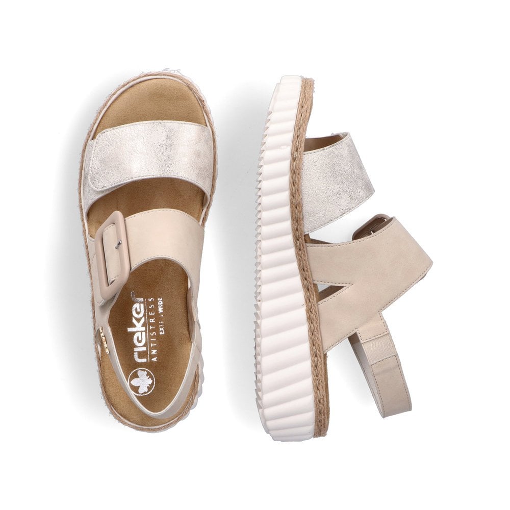 Rieker Beige Sandals 69260