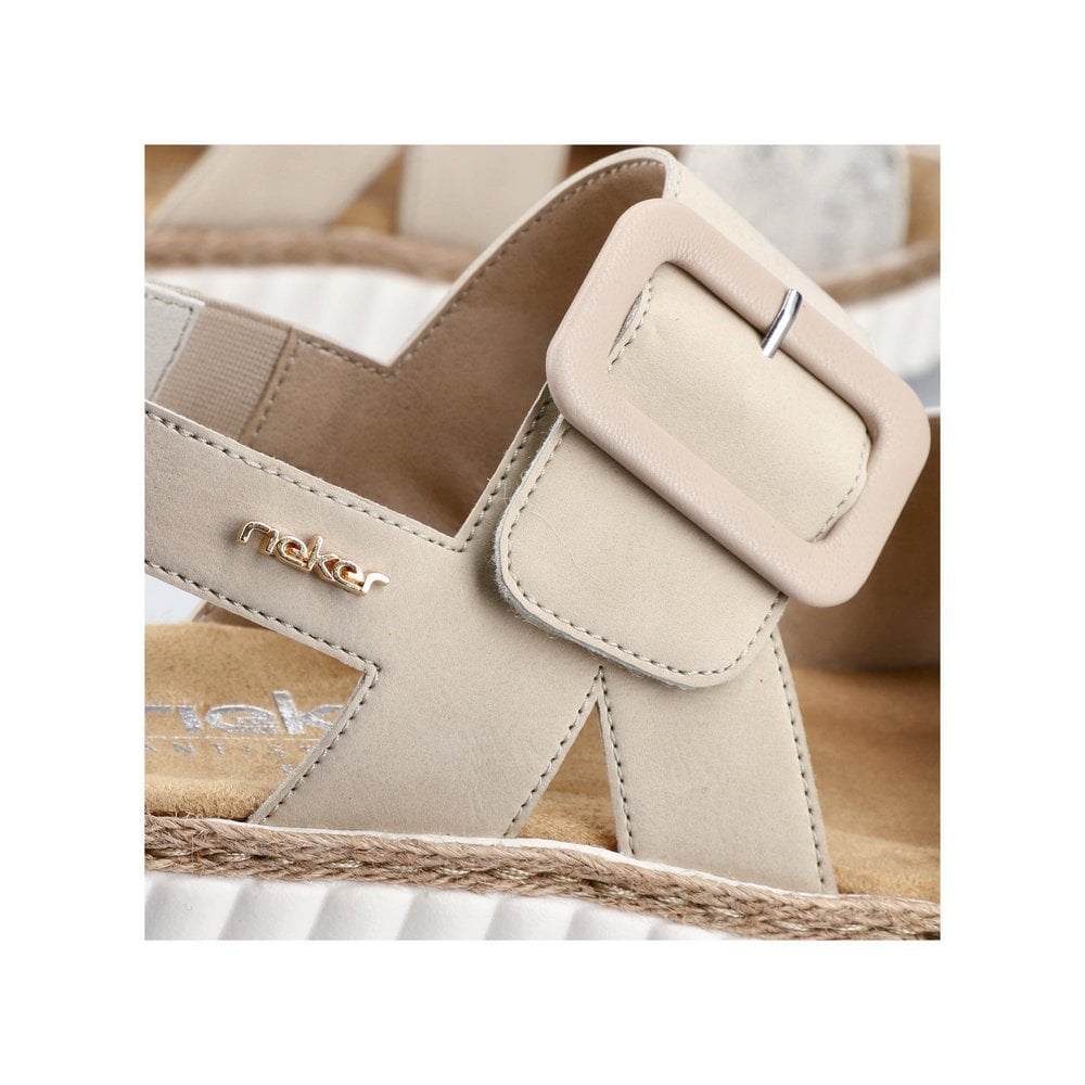 Rieker Beige Sandals 69260