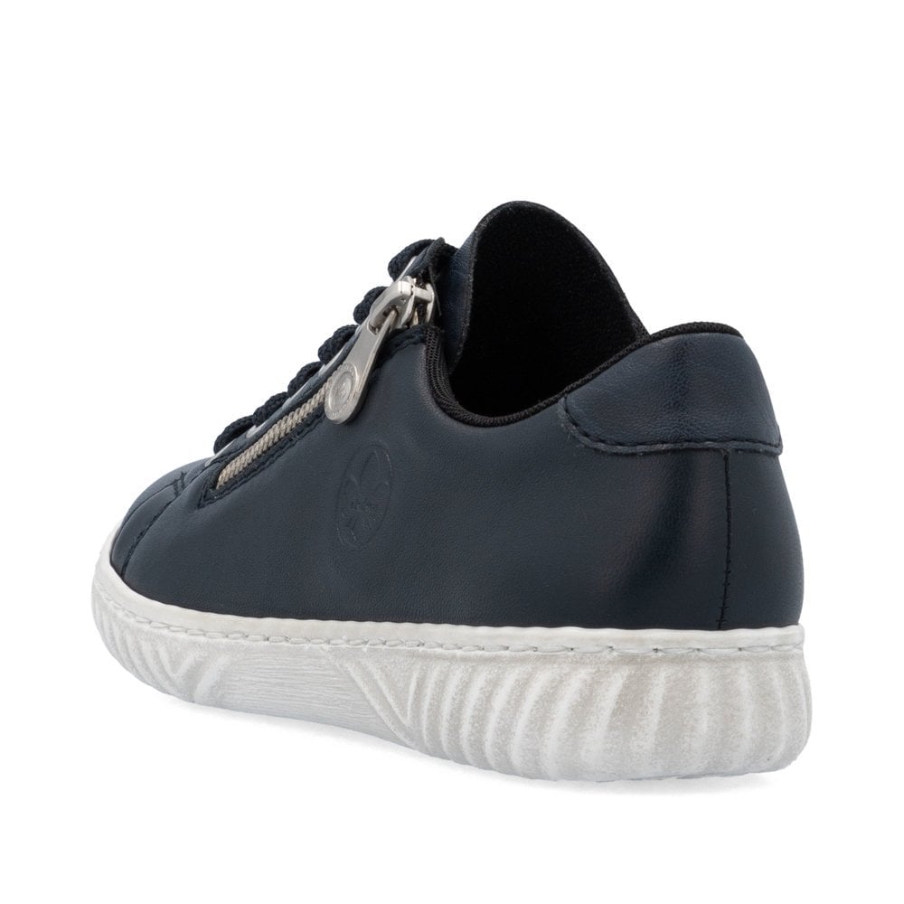 Rieker N0900 Ladies Lace Up Trainers - Navy