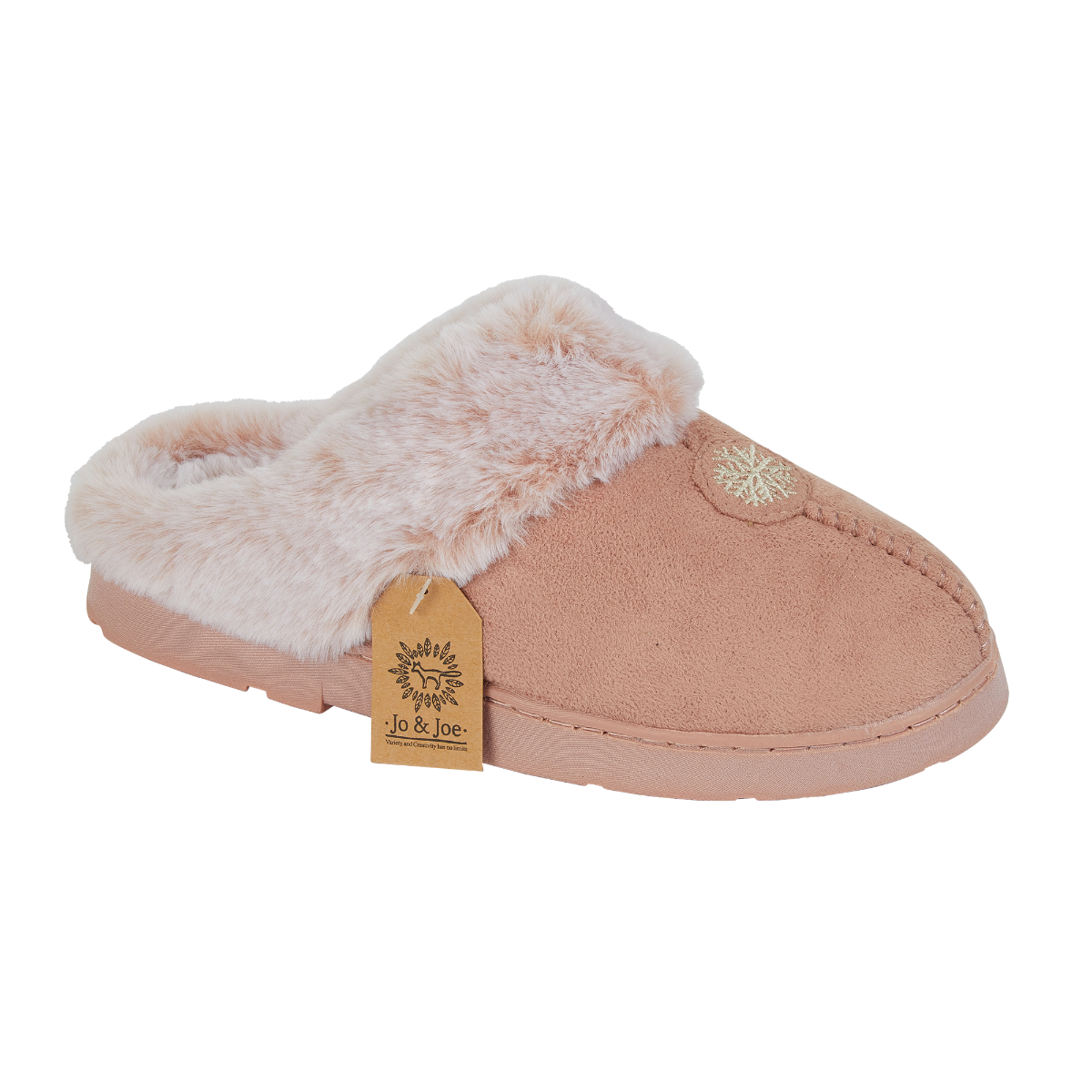 Jo & Joe Splendour Slipper - Dusky Pink