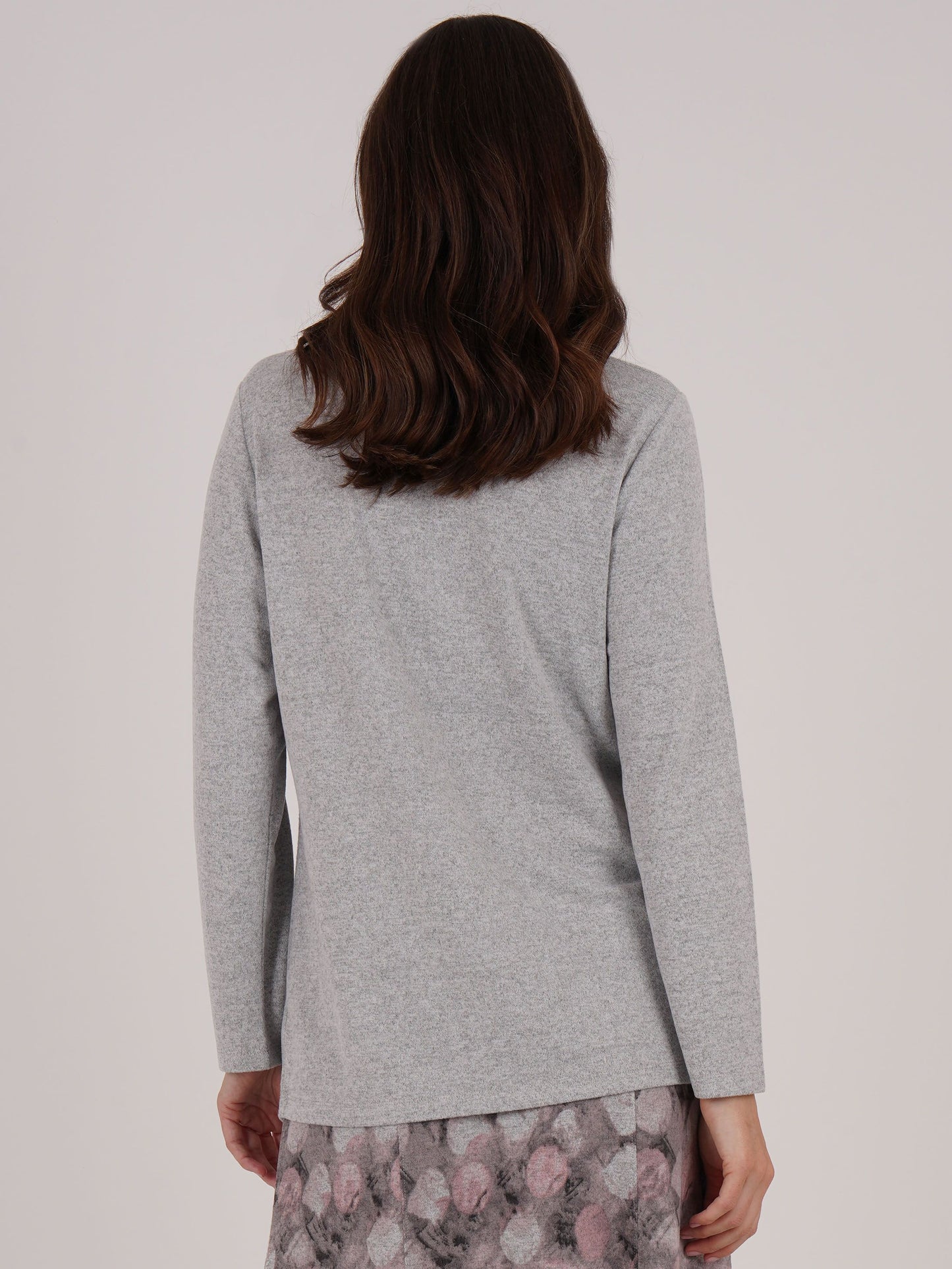 Tigi Blur Dot 2 in 1 Mock Cardi Top - Rose Pink