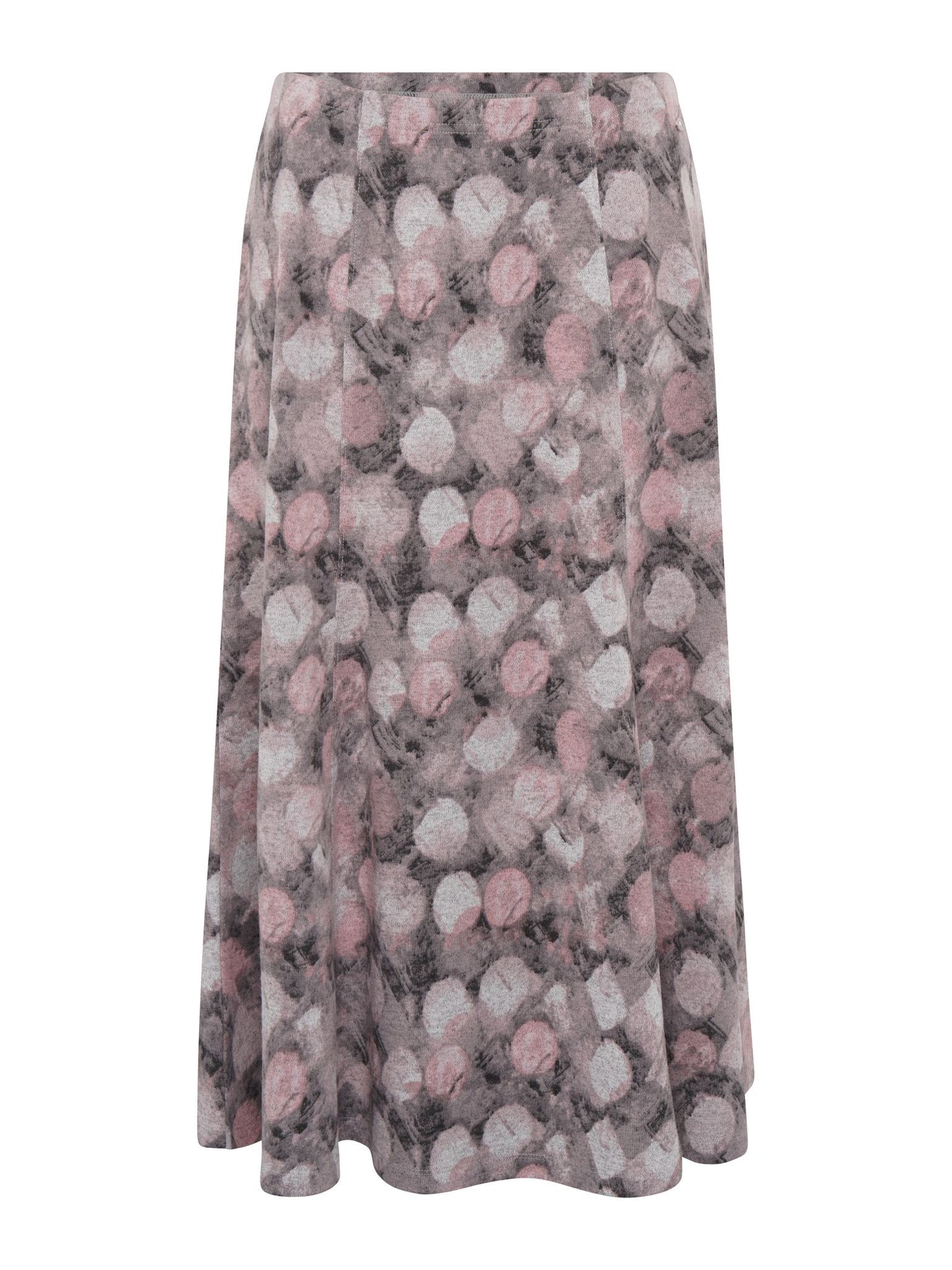 Tigi Blur Dot Print Shorter Length Skirt - Rose Pink