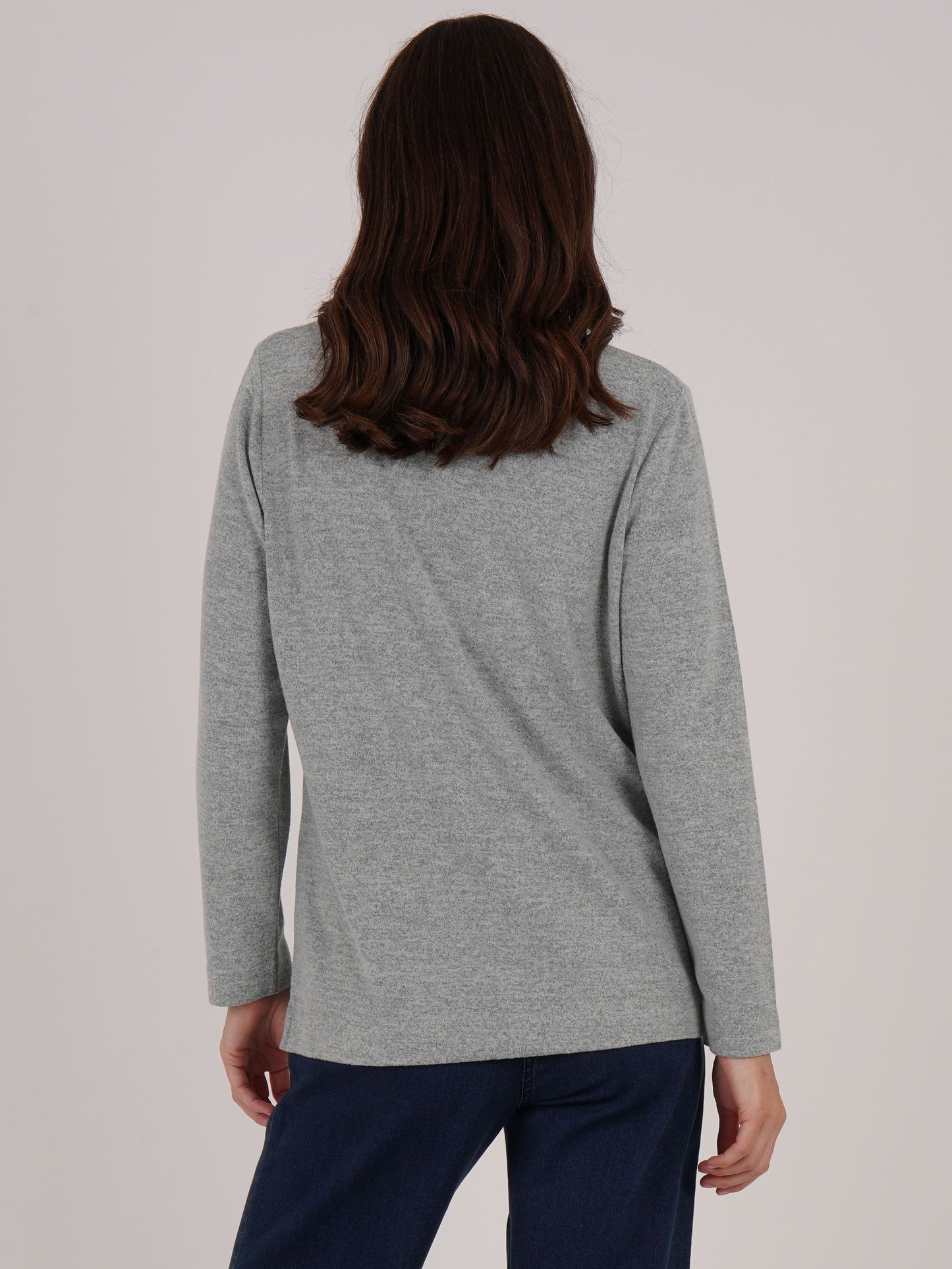 TIGI Button Wrap Collar Top - Mint Green
