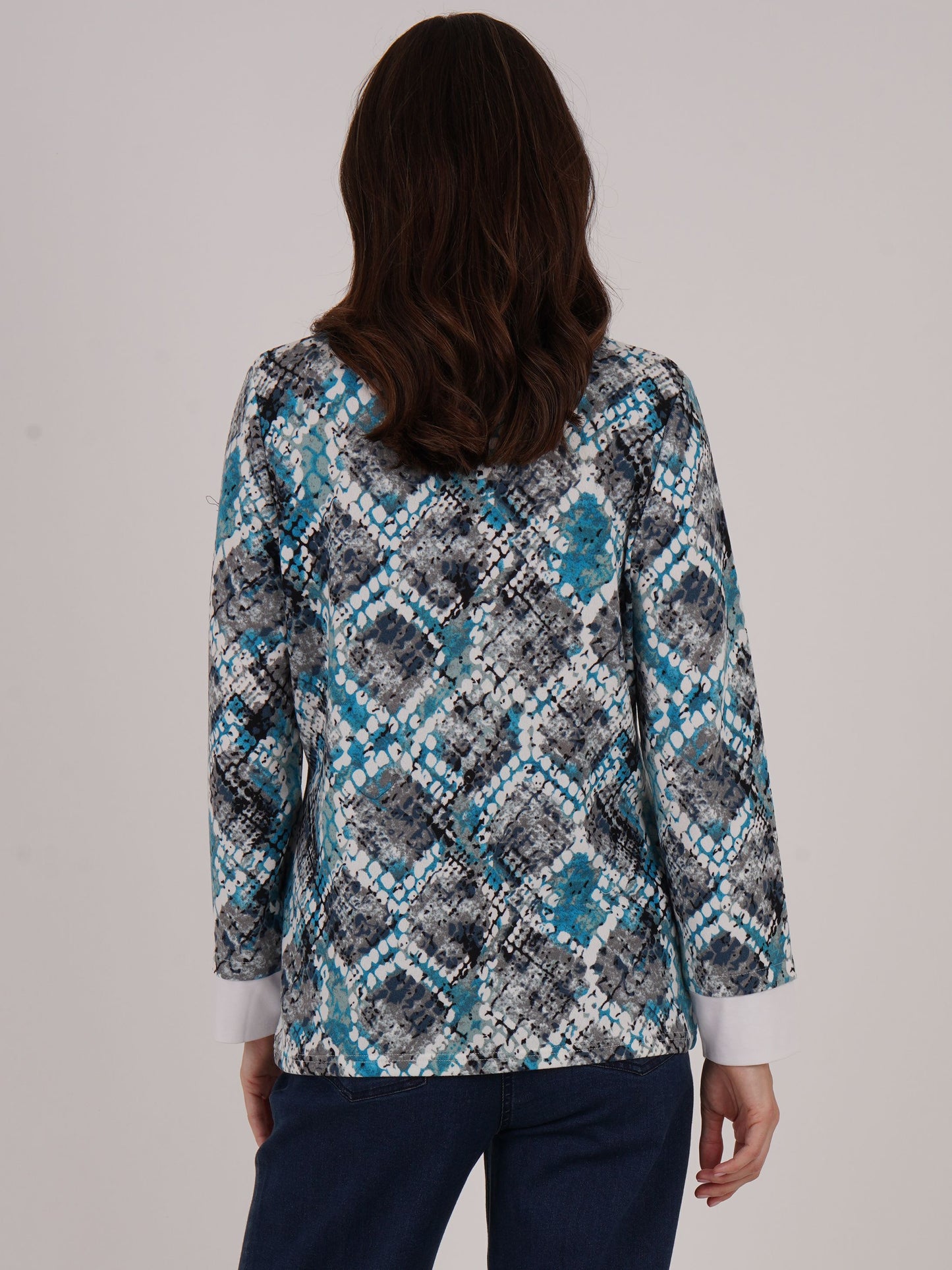 Tigi Mosaic Print 2 in 1 Shirt Top - Mint