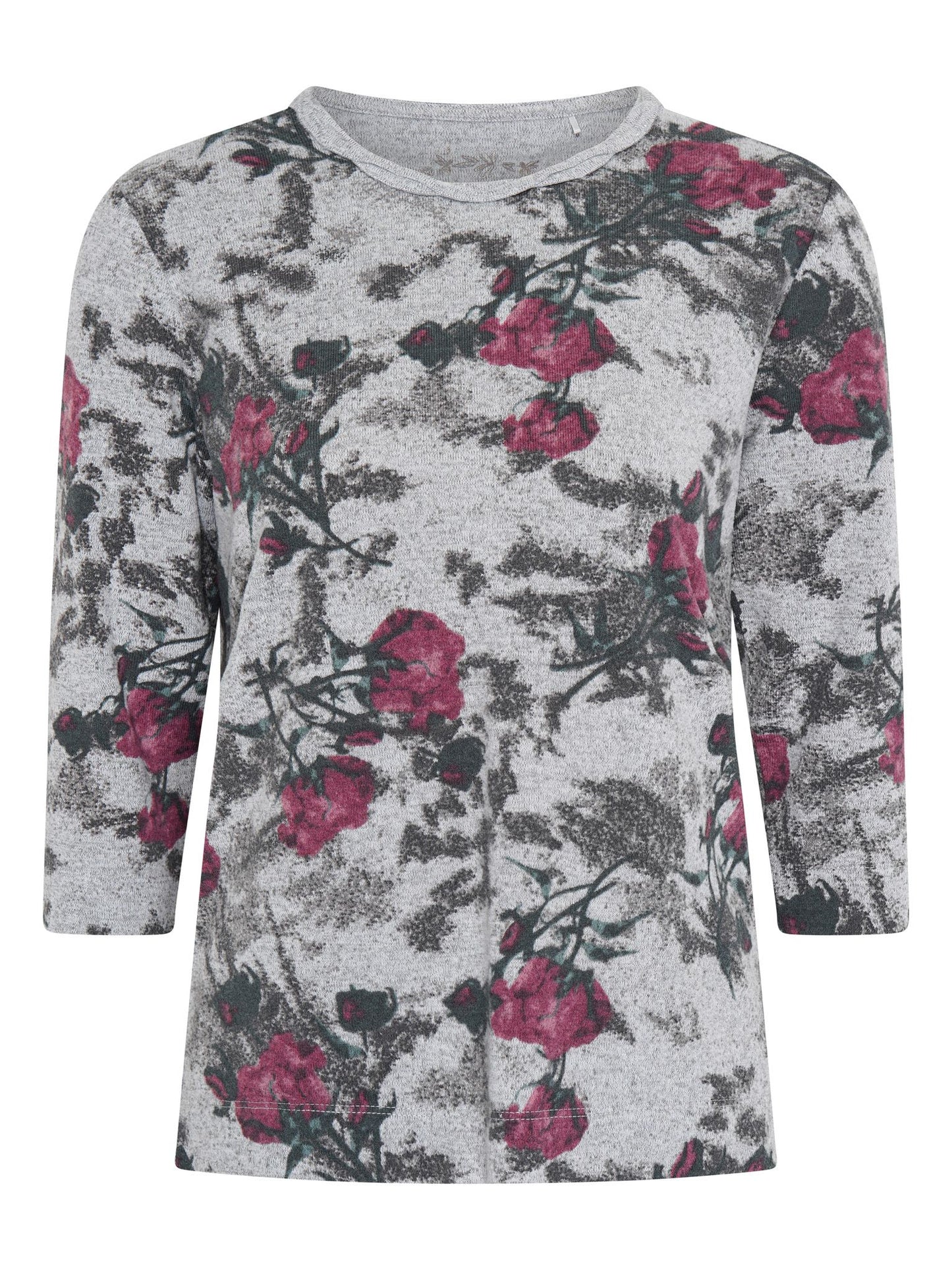 Tigi Vintage Rose Plaited Neck Top - Ash