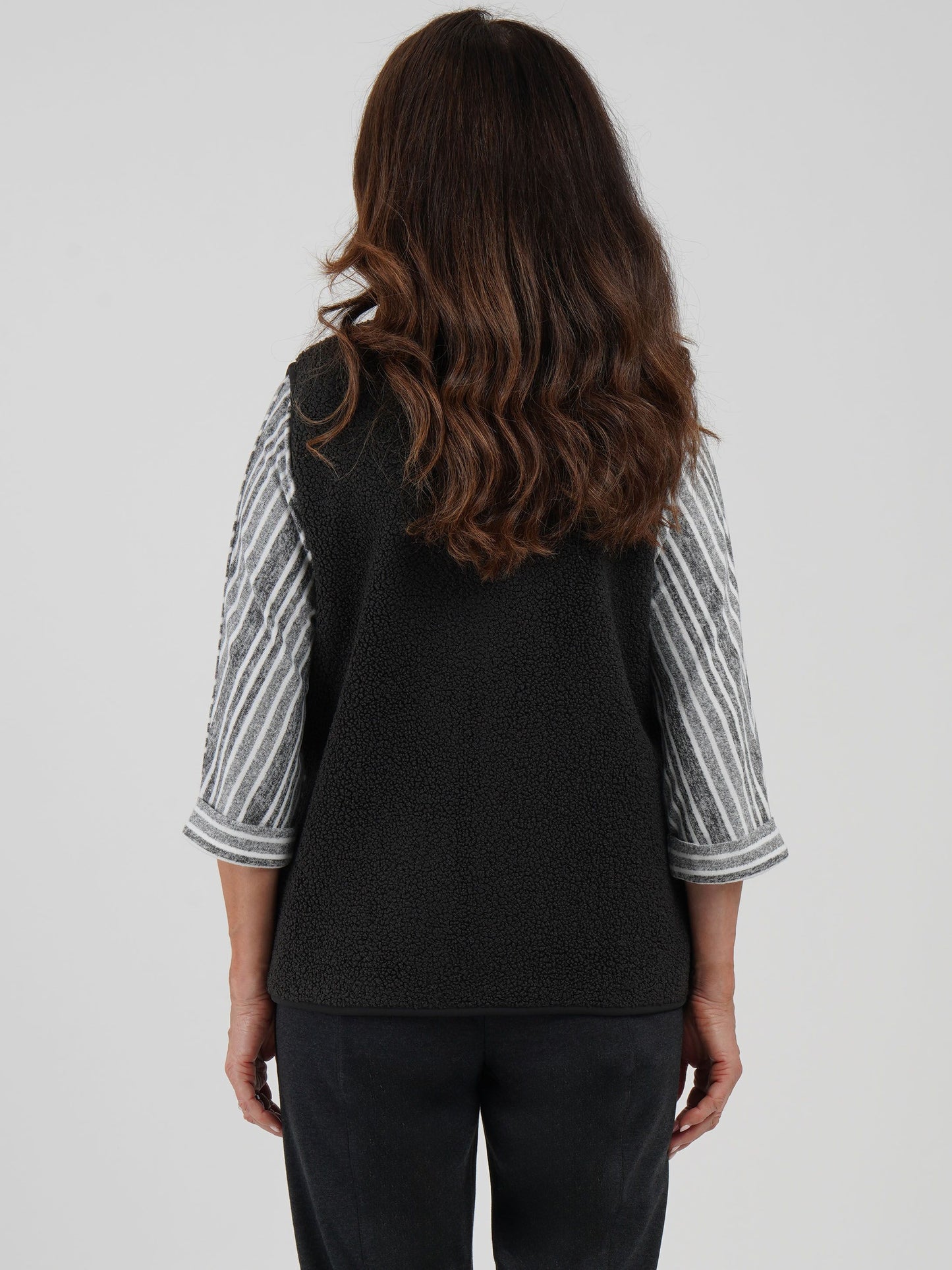 Tigi Borg Fleece Gilet - Charcoal