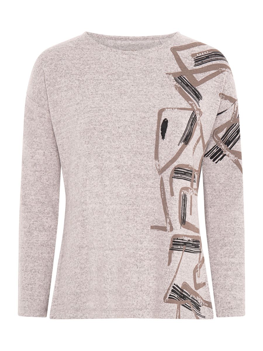 TIGI Placement Print Top - Stone
