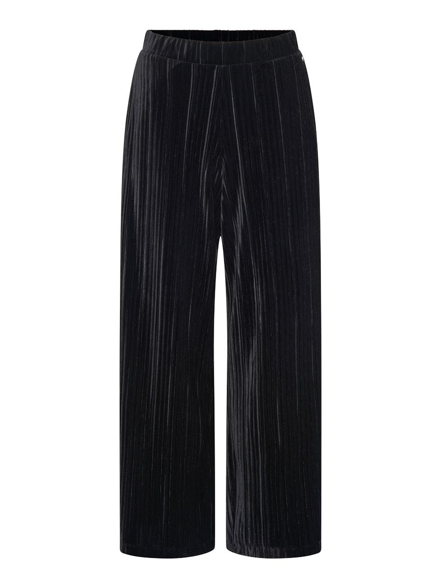TIGI Plisse Pull On Trousers - Black