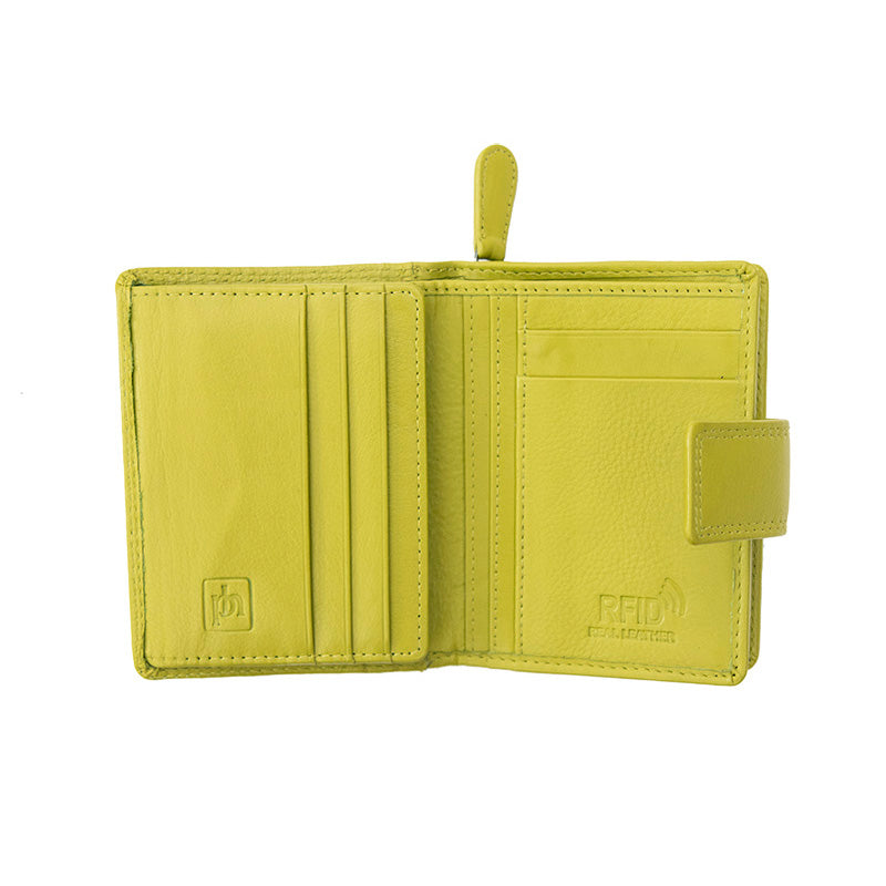 Prime Hide Verona Leather Short Purse - Choice of colours