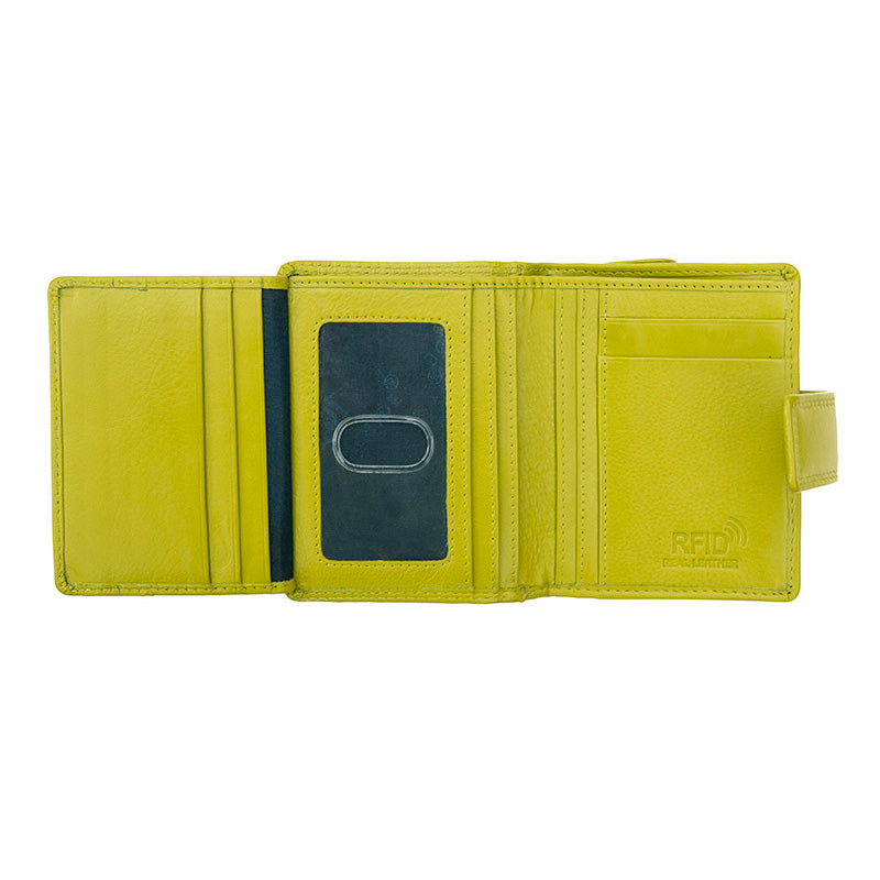 Prime Hide Verona Leather Short Purse - Choice of colours