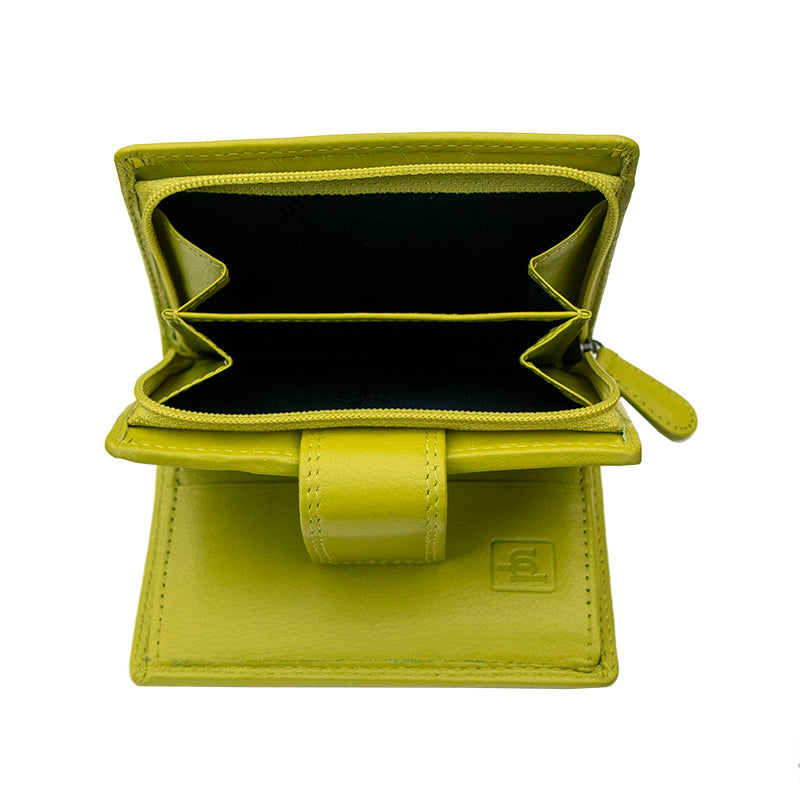 Prime Hide Verona Leather Short Purse - Choice of colours