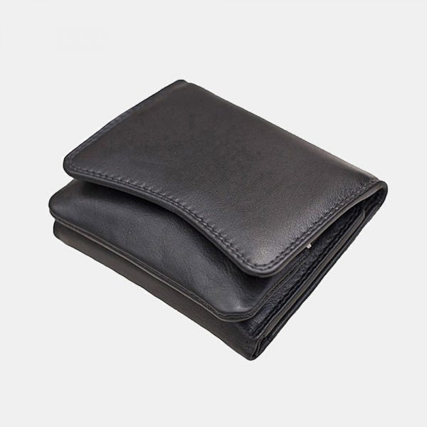 Prime Hide Compact Curvy Leather Purse - Choice of colours