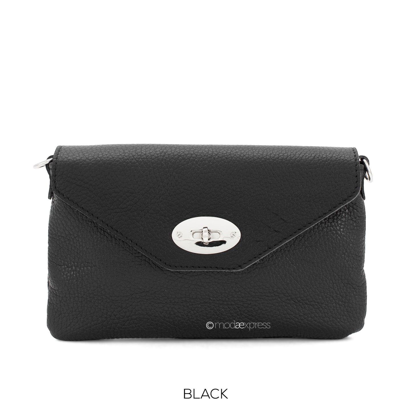 Katy Italian Textured Leather Clutch Bag - Choice of colours