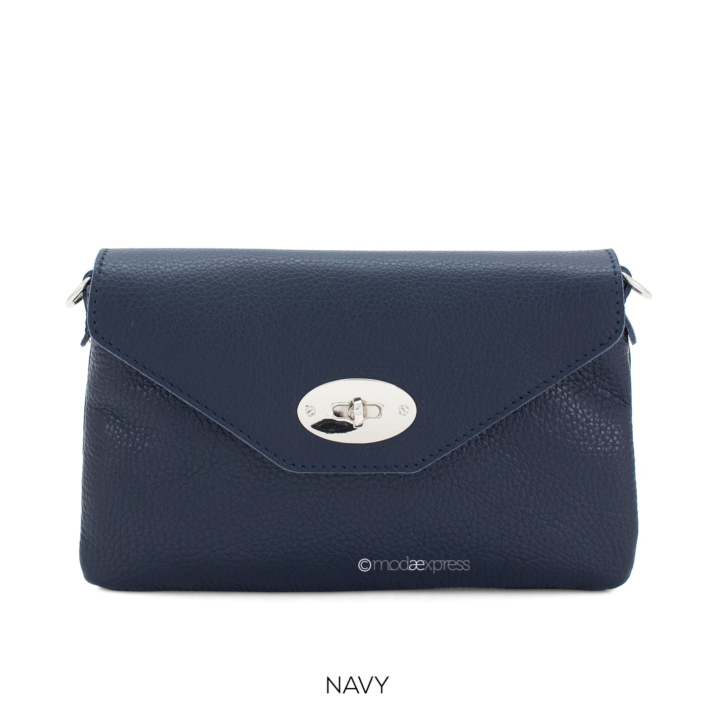 Katy Italian Textured Leather Clutch Bag - Choice of colours