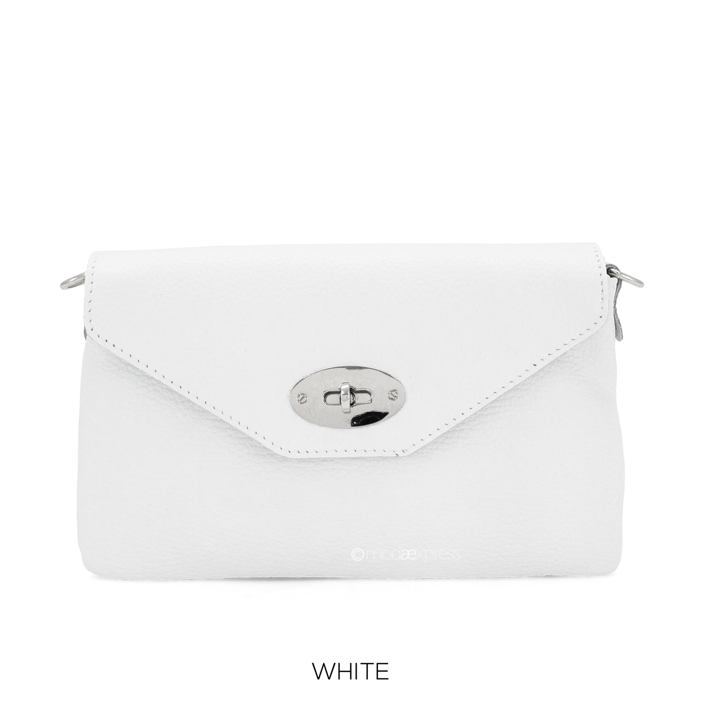 Katy Italian Textured Leather Clutch Bag - Choice of colours