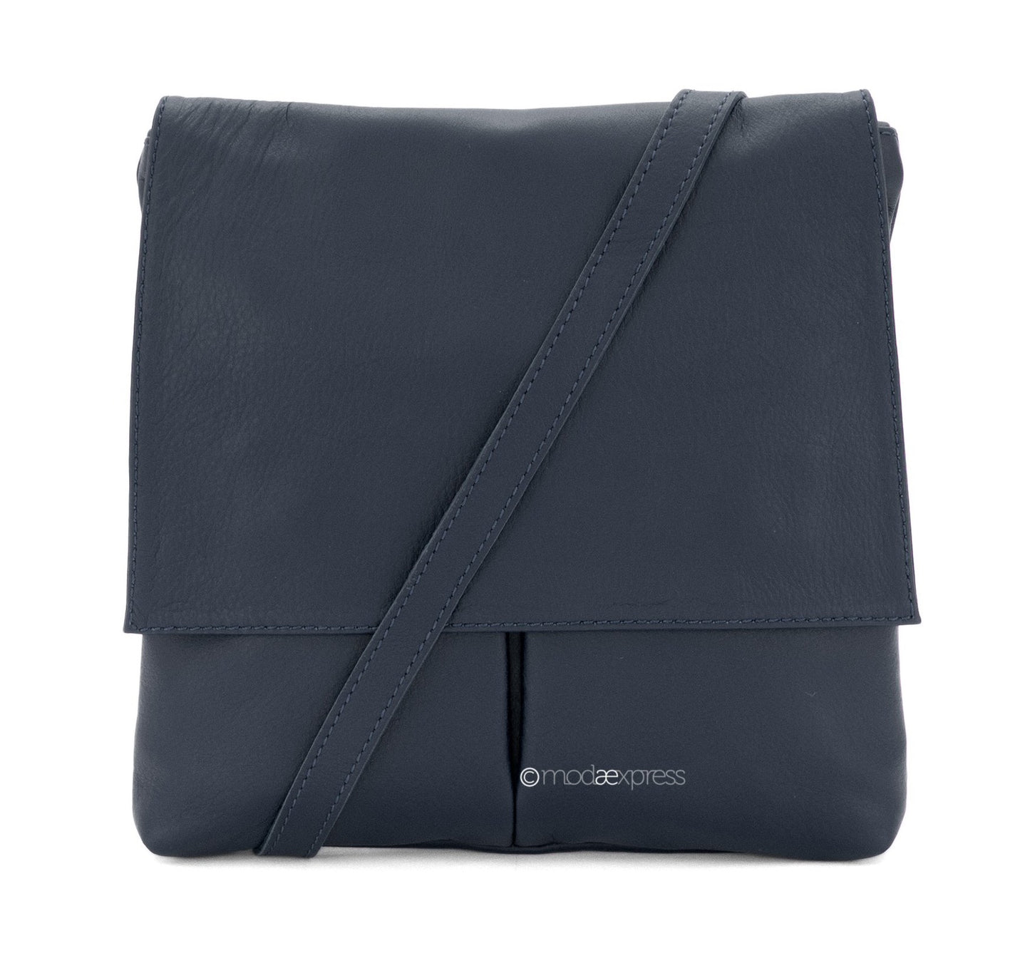 Elena Italian Leather Flap Bag - Choice of colours