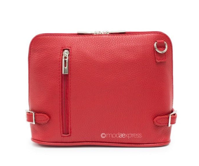 Tina Italian Leather Cross Body Bag - Pretty Swish Accessories Ripley Derbyshire