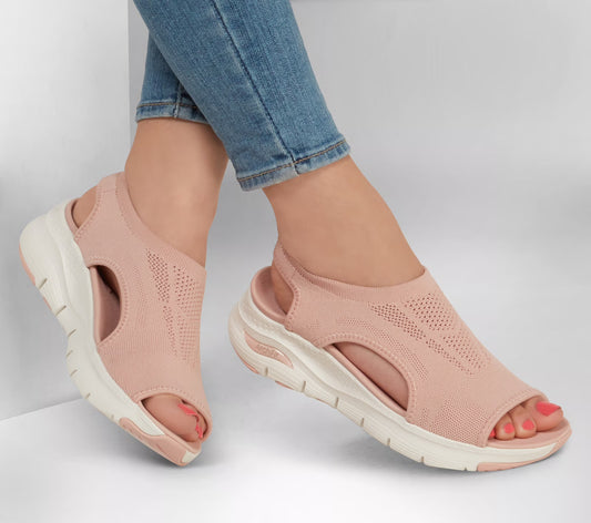 Skechers 119236 Ladies Arch Fit City Catch Sandals - Blush Pink