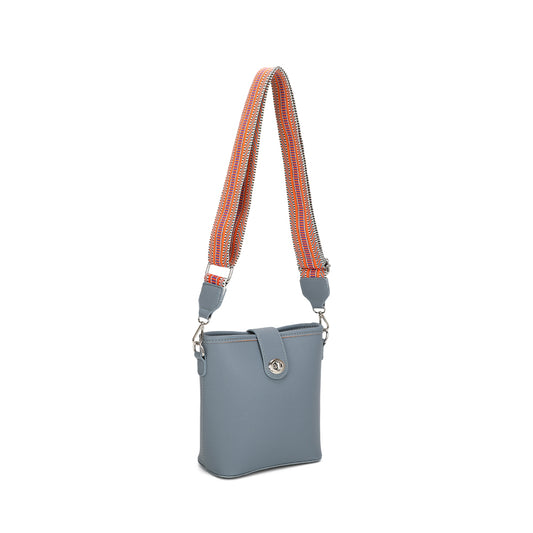 Strathurie Bucket Style Crossbody Bag - Blue
